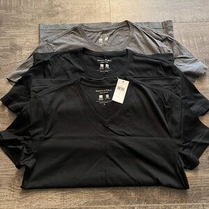 Lot Of 3 Shirt Men’s Banana Republic Tech Cotton T Shirt Size S EUC